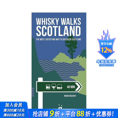 【预售】苏格兰威士忌之旅 Whisky Walks Scotland 原版英文旅行 正版进口书