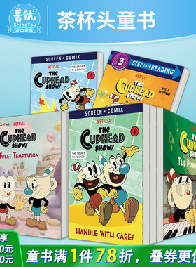 【现货多册选拍】茶杯头儿童漫画/绘本 Cuphead Volume Comic Capers & Curios Mugman惊险刺激冒险故事英语阅读 英文进口书  6岁+