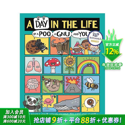 【现货】地球外的爆笑生活 太空 科普漫画 【A Day in the Life】A Day in the Life of an Astronaut 英文儿童漫画故事进口书