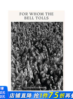 【预售】【企鹅复古经典-反战系列】丧钟为谁而鸣 海明威 For Whom the Bell Tolls 原版英文文学小说 正版进口书