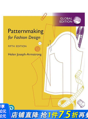 【现货】服装设计中的制版技术 Patternmaking for Fashion Design: Pearson New International 原版英文服装设计 正版进口书