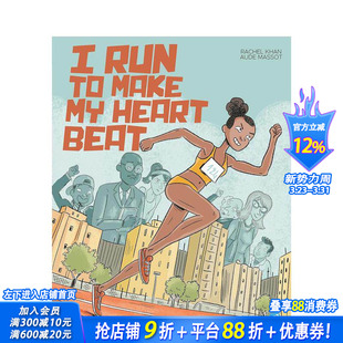 MAKE 预售 心跳 英文漫画书 进口书 原版 RUN 我跑步是为了让我 HEART 正版 BEAT