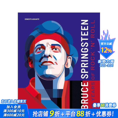 【预售】布鲁斯·斯普林斯汀：摇滚五十年 Bruce Springsteen :50 Years of Rock 'n' Roll 原版英文音乐 正版进口书