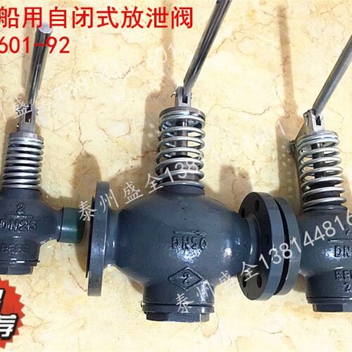 船用阀门铸钢自闭式放泄阀 CB/T601-92 阀门单双法兰泄放阀放残阀