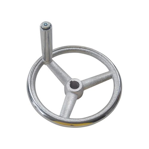 铸铁阀门手轮圆形125/160/200/250/320圆孔16/18/25圆边转动手柄