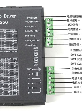 86步进马达驱动器DM860H/M542 DM556 DM545C DSP驱动器