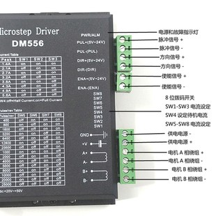DM545C DM556 DSP驱动器 M542 86步进马达驱动器DM860H