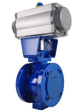 气动V型铸钢球阀VQ647H 16C DN50气动模拟量调节阀WCB 304 316