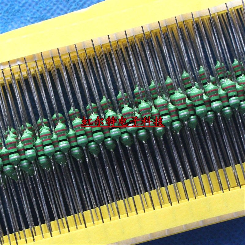0410色环色码电感1/2W 0.22UH 220nH 2.2UH 22UH 220UH 0.5W原装
