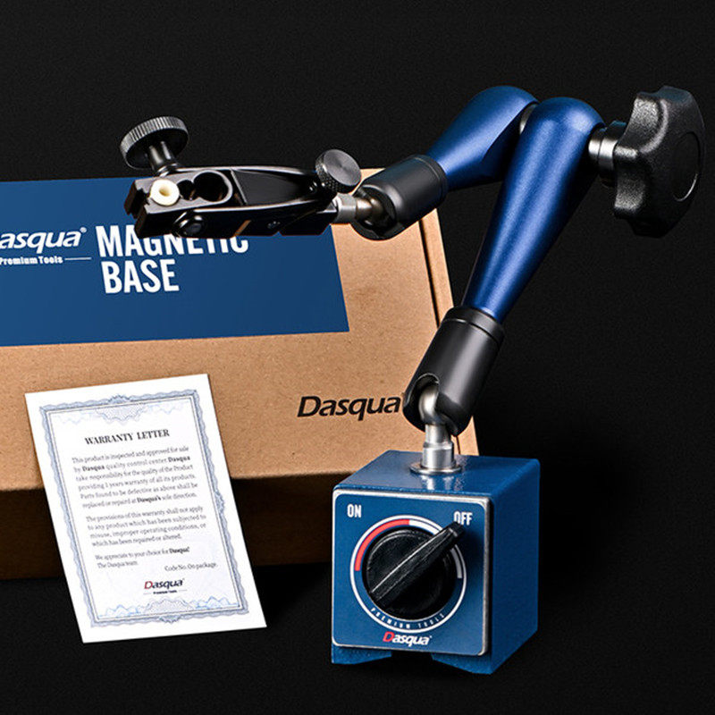 意大利Dasqua达时科万向磁力表座强磁杠杆表支架校表开关磁力座