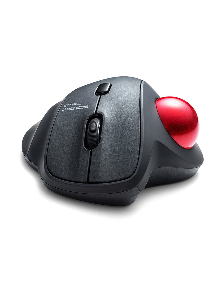 일본 SANWA 유선 마우스 트랙볼 자동 무선 블루투스 듀얼 모드 컴퓨터 마우스 MAC 그리기 및 페인팅