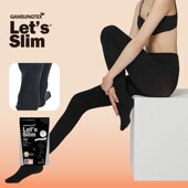 韩国Let Slim瘦腿袜强压外穿纯银春秋美腿塑形裸感丝袜连体230M