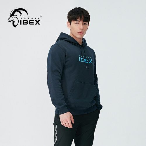 岩羚体育连帽加绒运动卫衣