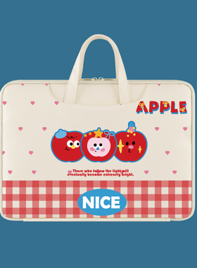 可爱电脑包手提15.6寸防水学生适用macbook14寸13寸16寸联想拯救者Y7000游戏本华硕华为荣耀16.1寸防摔收纳包