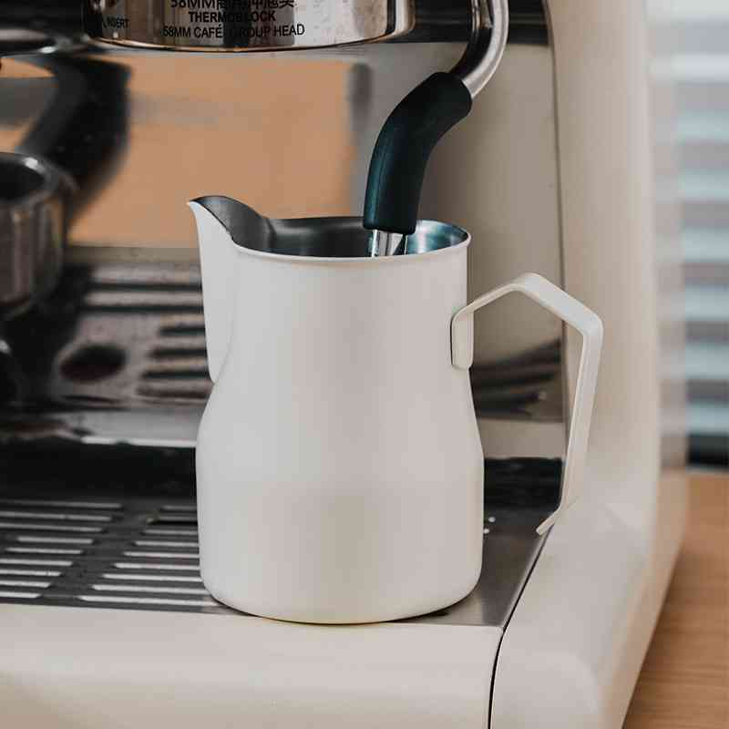 咖啡拉花缸意式不锈钢大肚花式咖啡打奶杯器具长嘴拉花杯