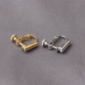 耳钉改耳夹转换器无耳洞女耳饰diy材料配件U型隐形螺旋耳夹可调节