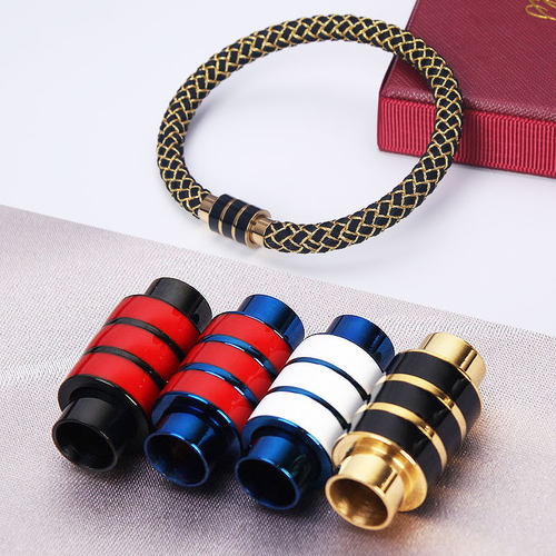 多色可选黑白蓝金磁吸式尾扣