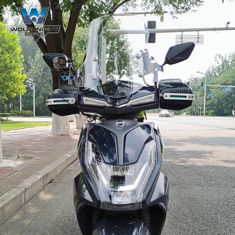 肌车狼适用于三阳fnx150改装风挡三阳火凤凰150风挡改装挡风玻璃