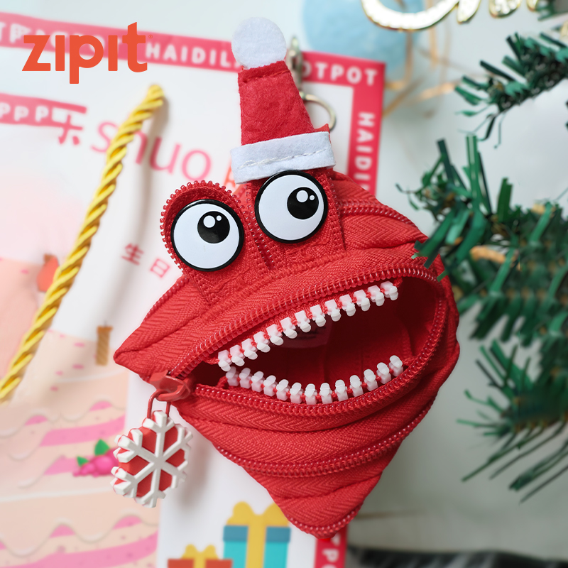 Zipit一根拉鏈圣誕系列零錢兒童