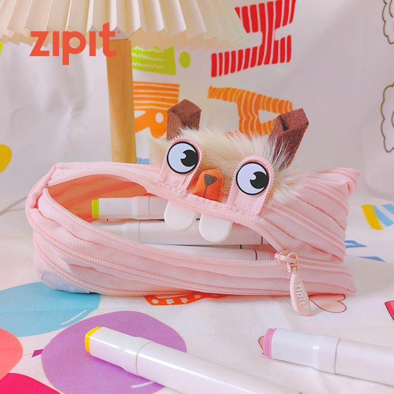 ZIPIT文创柔软耐磨一根拉链笔袋