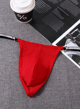 2026新款男士丁字裤性感低腰高弹青年个性印花青年内裤男款