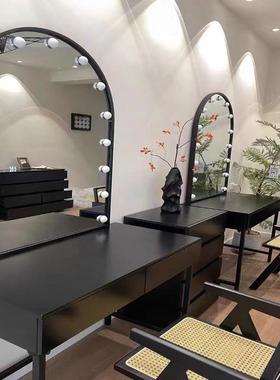 Alljoy化妆台带灯高级感化妆师梳妆台工作室美容院婚纱店专化妆台