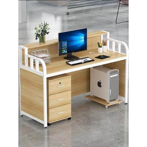 办公桌单人六人组合简约现代电脑桌学校室教师桌屏风工作位收银台