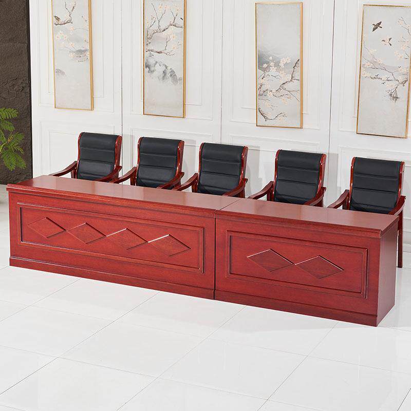 主席台会议桌长条桌领导桌讲话会议室条桌礼堂桌办公长条桌椅组合