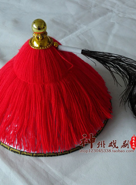 影视古装清朝凉帽官帽达子帽清兵帽 侍卫帽子太监帽子良帽