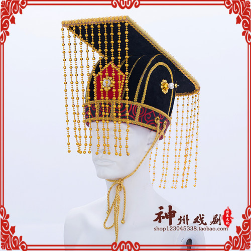 平顶冠玉皇大帝帽子秦朝
