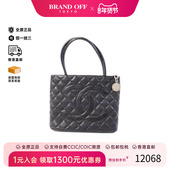 中古Chanel香奈儿女包B级9新Shoulder bag肩包牛皮单肩包黑色