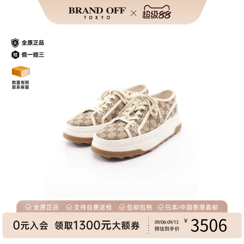 中古Gucci古驰鞋メンズ帆布