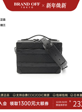 中古LV路易威登男包A级95新shoulder bag斜挎包牛皮斜挎包黑色