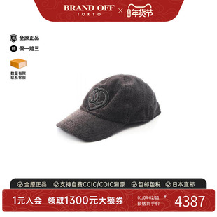 中古Chanel香奈儿女C级85新Chanel香奈儿棉帽子黑色