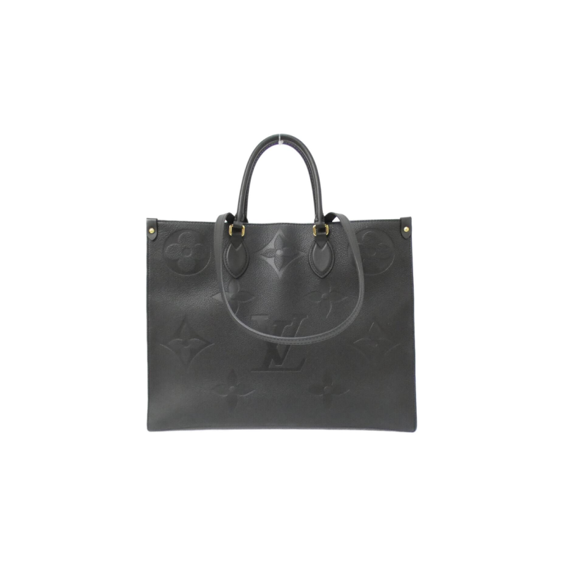 中古LV路易威登通用A级95新Empreinte On the Go牛皮老花单肩包