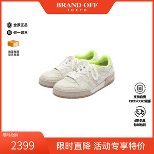 中古Fendi芬迪男A级95新fendi芬迪帆布鞋 百搭BRANDOFF 浅褐色时尚
