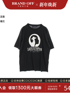中古LV路易威登男S级99新knit针织棉上衣黑色正品时尚BRANDOFF