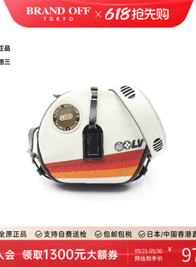 中古LV路易威登女包B级9新shoulder bag斜挎包牛皮斜挎包白色正品