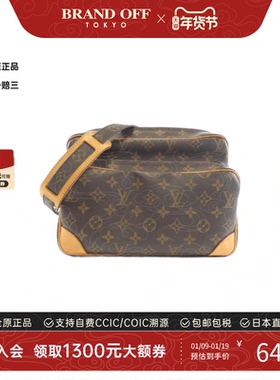 中古LV路易威登女包B级9新Nile相机包老花斜挎包经典正品BRANDOFF