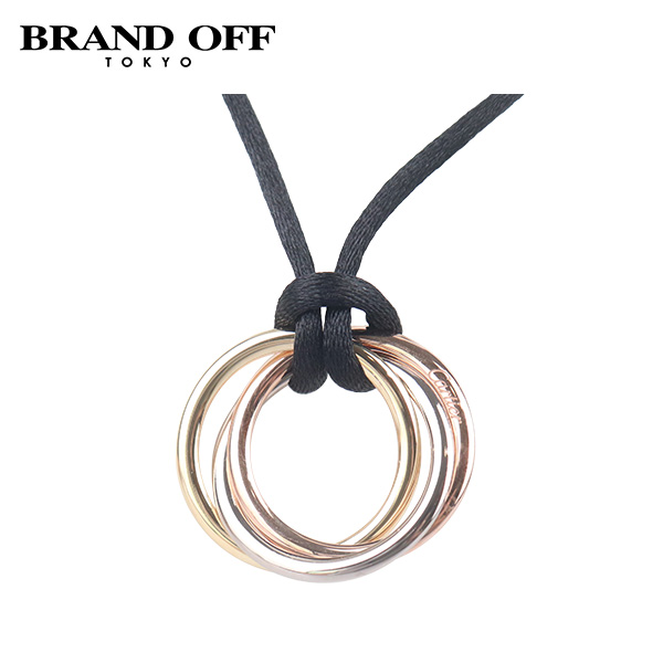 中古「95新」Cartier(卡地亚)TRINITY750三色金69cmB3041200