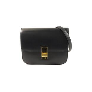 中古Celine赛琳男包A级95新Shoulder bag肩包牛皮斜挎包黑色