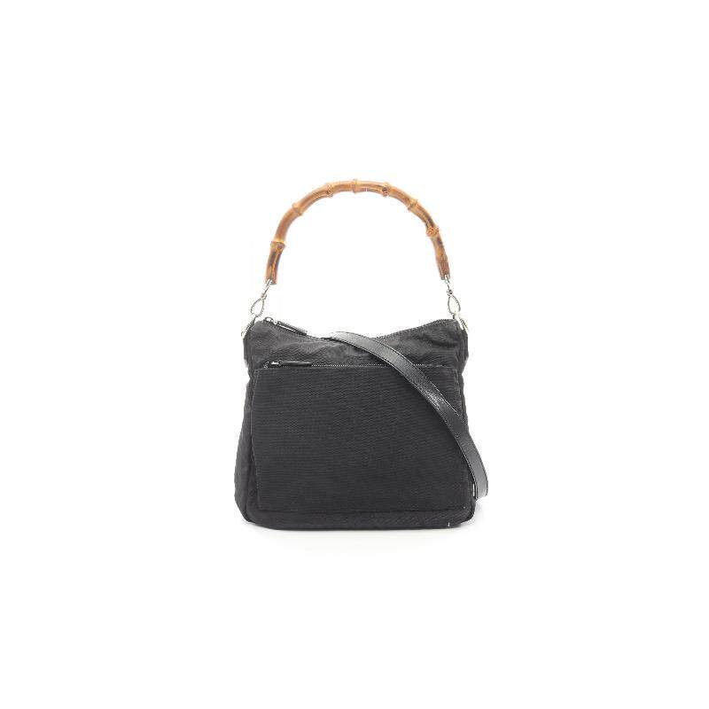 中古Gucci古驰女包B级9新shoulder bag斜挎包帆布单肩包黑色正品