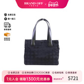 中古Chanel香奈儿女包A级95新Tote Bag托特包尼龙托特包黑色正品