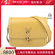中古「9新」YSL圣罗兰SOLFERINO BOX姜黄色牛皮小号斜挎包