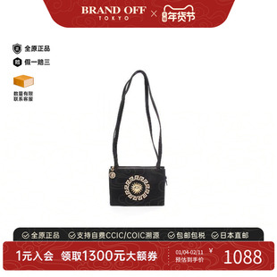 中古Versace范思哲女包B级9新sambaSAMBA翻毛皮 / 绒面革单肩包