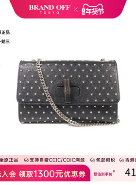 中古Gucci古驰女包A级95新Shoulder bag肩包牛皮单肩包黑色正品