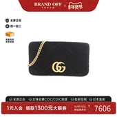 中古GUCCI古驰女包A级95新GG BRANDOFF正品 MARMONT斜挎包经典 时尚
