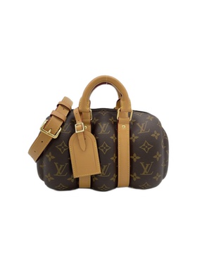 中古LV路易威登女包A级Keepall Bandouliere25波士顿老花斜挎包