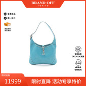 中古Hermes爱马仕女包B级9新Shoulder bag肩包牛皮单肩包蓝色正品