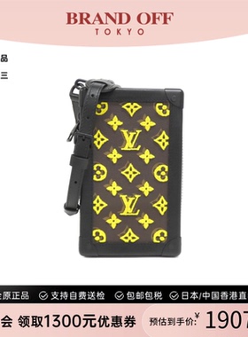 中古LV路易威登女包A级95新 Soft Trunk老花斜挎包经典BRANDOFF